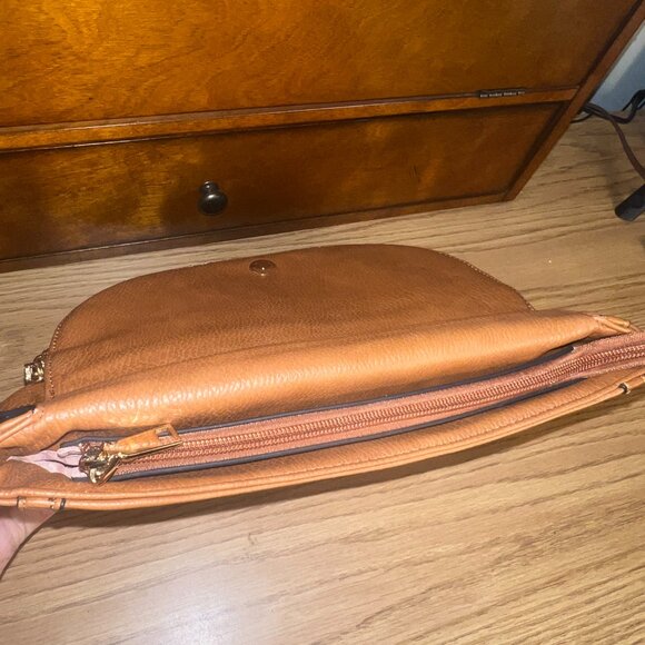 Poppy and Peonies Downtown Cognac Shoulder Bag - Great Condition - Picture 9 of 11